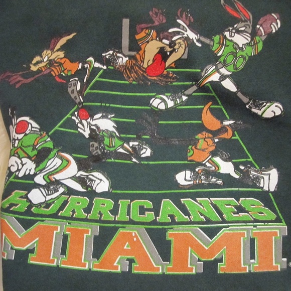 SALE!!! Rare vintage Looney Tunes Toons Miami crew neck 1993. - Picture 4 of 8